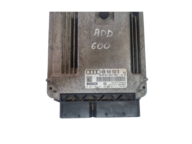 Řídící jednotka 4F0910552D, 4E0907552A   Audi A8 S8 D3 4E 2008