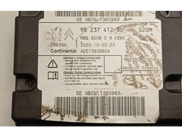 Блок подушек безопасности 9823741280   Peugeot Partner