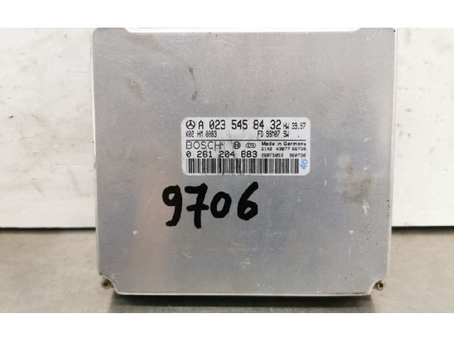 Блок управления двигателя A0235458432, 0261204883   Mercedes-Benz CLK A208 C208