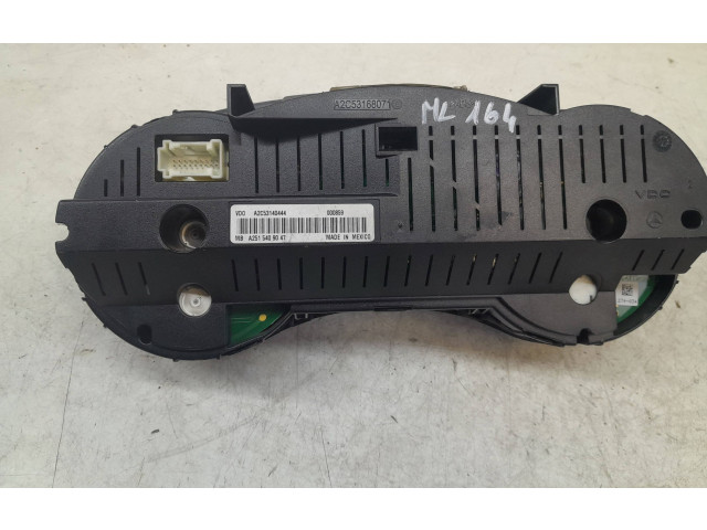 Přístrojová deska  Mercedes-Benz ML W164 2006 A2515409047, A2514420321  