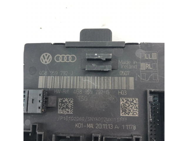 Блок управления 4G8959792J   Audi A6 C7