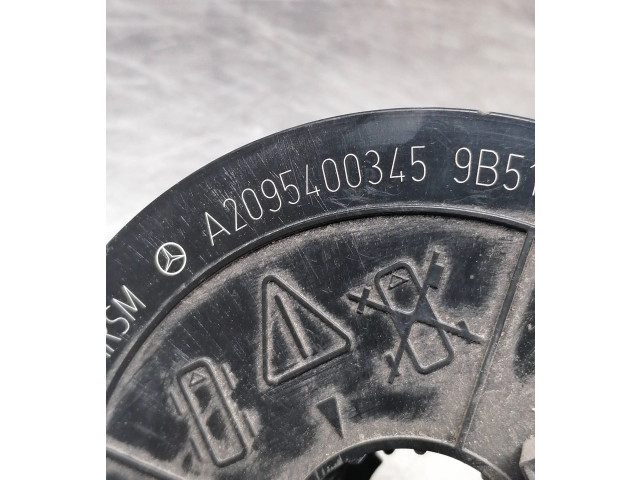 Подрулевой шлейф SRS A2095400345, A0004640818   Mercedes-Benz CLK A209 C209