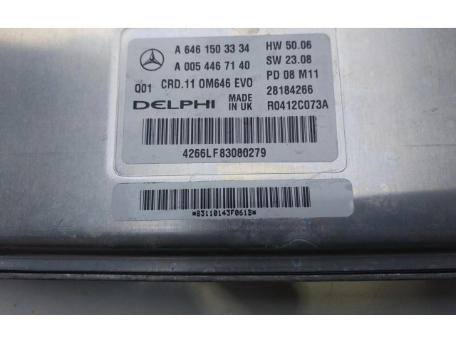 Блок управления двигателем ECU    A6461503334   Mercedes-Benz CL C215