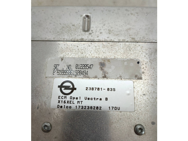 Řídící jednotka 01228547, 238701035   Opel Vectra B 1997