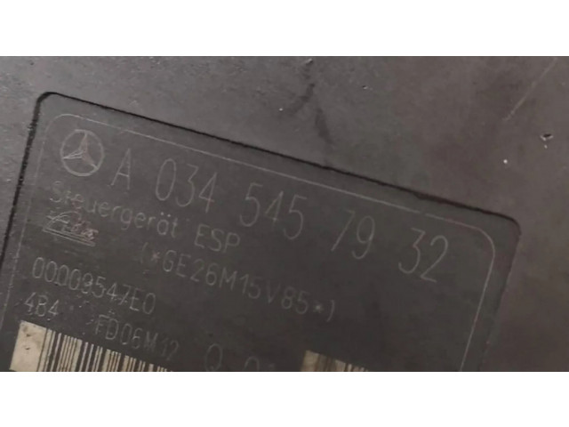 Блок АБС a0345457932   Mercedes-Benz  C W203  2000-2007 года