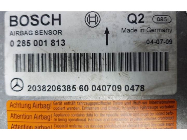 Блок подушек безопасности 2038206385, 600407090478   Mercedes-Benz CLK A209 C209