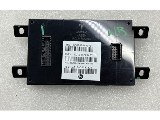Блок управления климат-контролем 600736600D, EC100FPCBA07   Tesla Model X