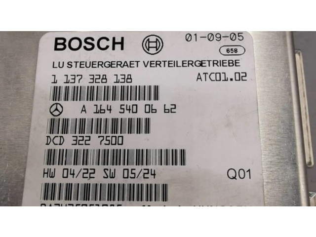 Блок управления A1645400662, 1137328138   Mercedes-Benz ML W164