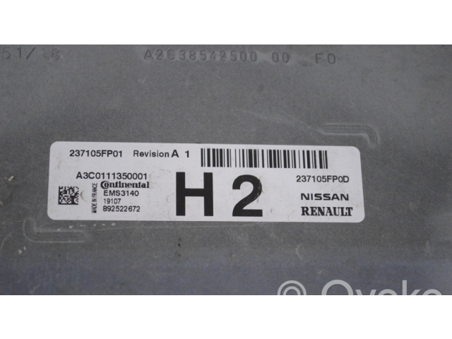 Řídící jednotka 237105FP0D, 237105FP01   Nissan Micra K14 2019