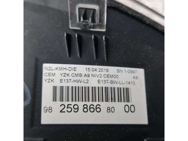 Přístrojová deska  Peugeot 2008 I 2019 9825986680, E137HWL2  
