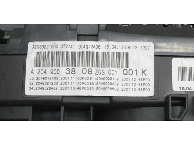 Řídící jednotka A2711500391, A0034468840   Mercedes-Benz C W204 2012