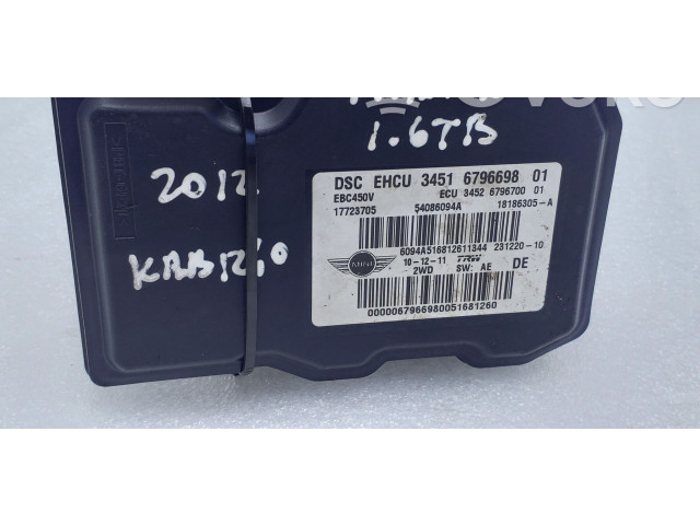 Jednotka ABS 6796698, 34516796698   Mini One - Cooper R57 2012