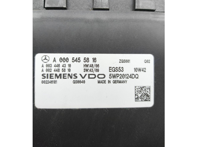 Блок управления коробкой передач A0005455816, A0034464310   Mercedes-Benz E C207 W207