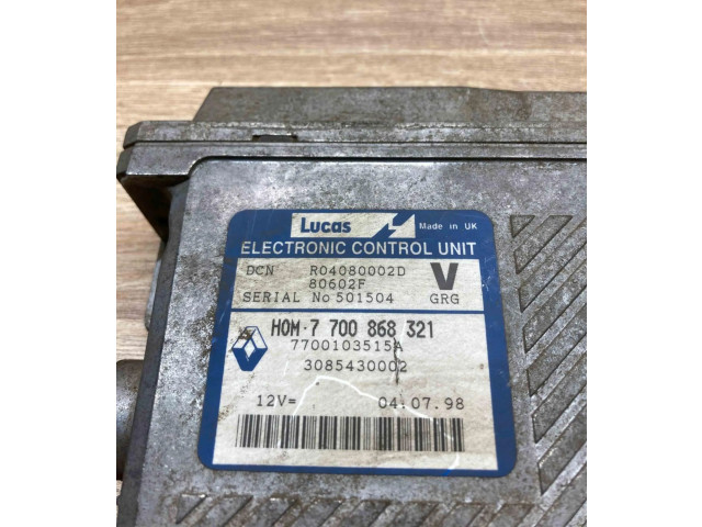 Řídící jednotka HOM7700868321, R04080002D   Volvo S40, V40 1995