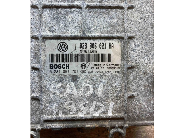 Řídící jednotka 028906021HA, 0281001701   Volkswagen Caddy 1996