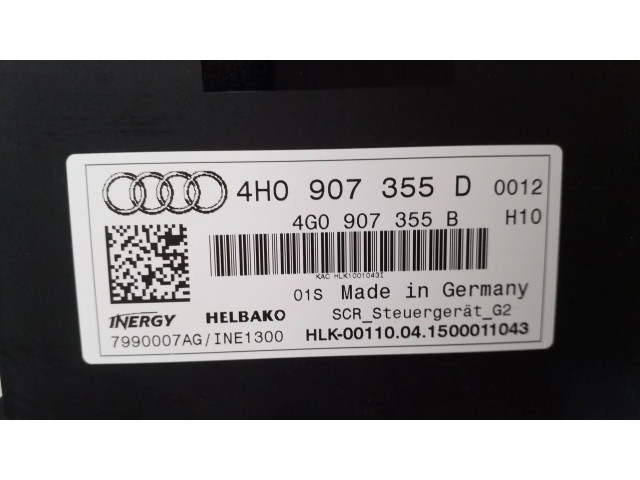 Блок управления 4G0907355B, 4H0907355D   Audi A8 S8 D4 4H