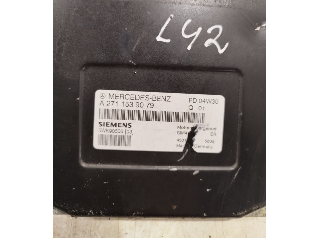 Řídící jednotka A2711539079, 5WK90506   Mercedes-Benz C W203 2004