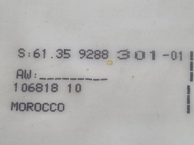 Řídící jednotka 9288301, 61359288301   BMW 1 F20 F21 2012