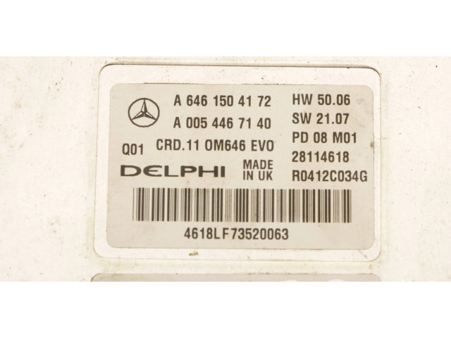 Řídící jednotka A6461504172, A0054467140   Mercedes-Benz C W204 2010