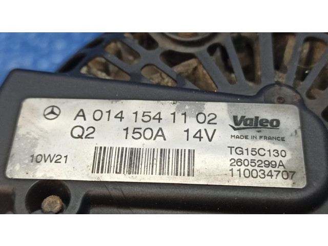 Генератор A0141541102, 150A   Mercedes-Benz E C207 W207 2.2     