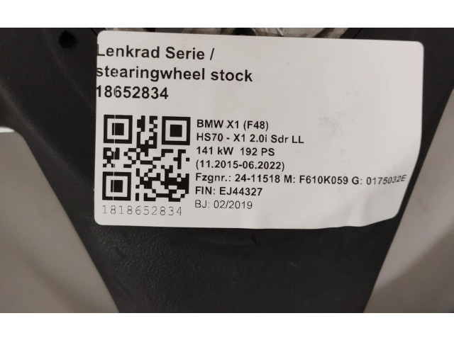 Volant BMW X1 F48 F49 2018 32306860360, 6860360  