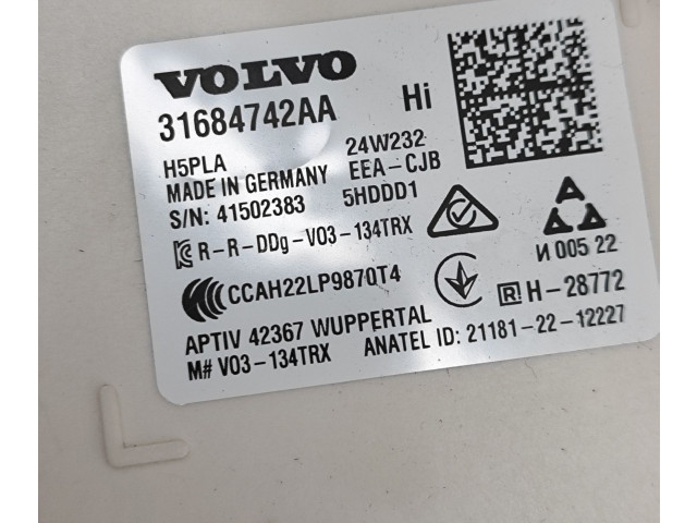 Блок комфорта 31684742, 31684742AA   Volvo XC40   