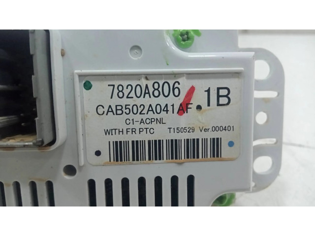 Блок управления климат-контролем 7820A806   Mitsubishi ASX
