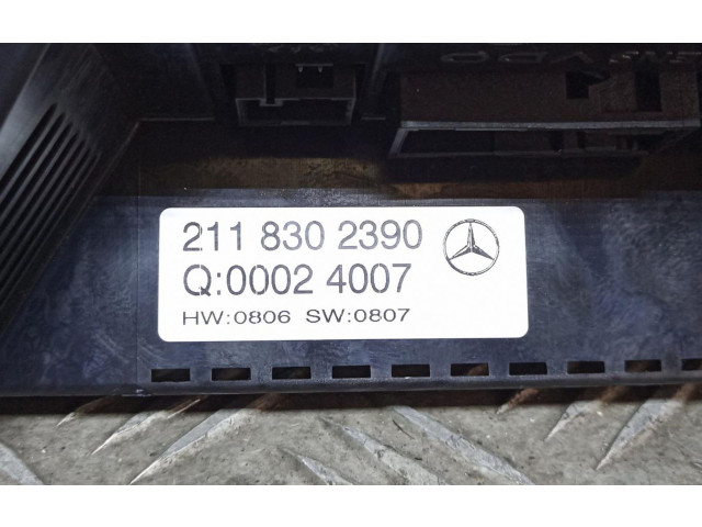 Блок управления климат-контролем 2118302390   Mercedes-Benz E W211