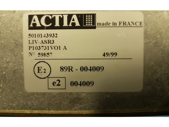 Блок управления АБС 5010143932, 5010143932   Renault Megane I