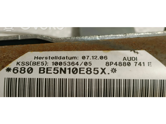 Боковая подушка безопасности 8P4880741E, 100536405   Audi A3 S3 8P