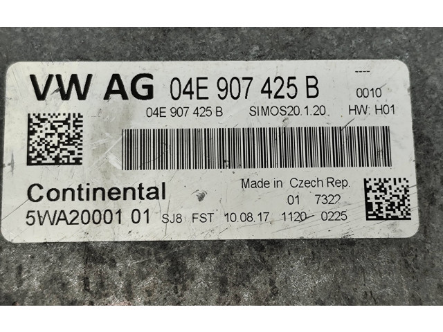 Блок управления двигателя 04E907425B, 5WA2000101   Volkswagen Touran II