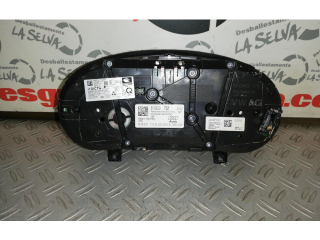 Přístrojová deska  Audi A3 S3 A3 Sportback 8P 2019 SLV8V0920751  