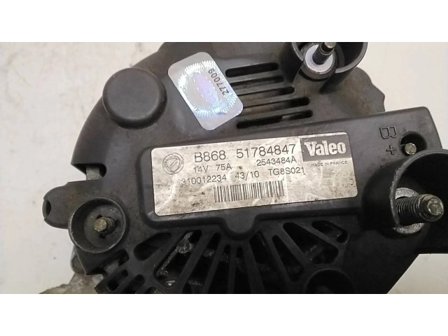 Генератор 51784847, 2543484A   Fiat Fiorino 1.3     