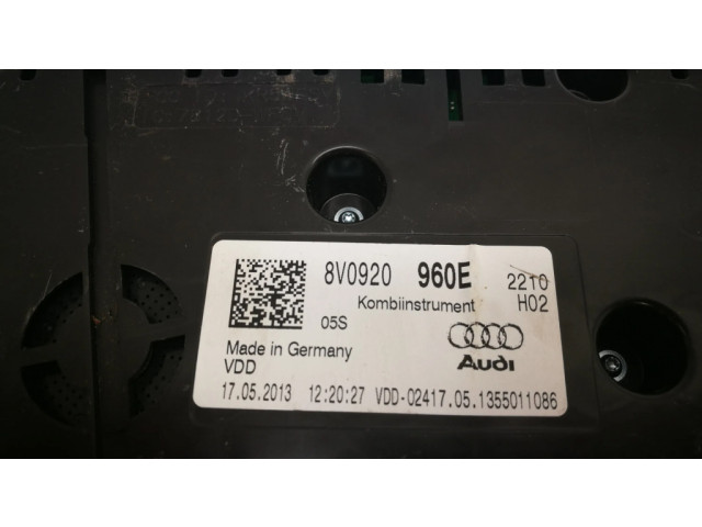 Панель приборов 8V0920960E   Audi A3 S3 8V       