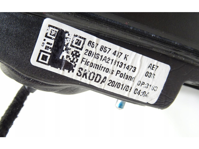 Zpětné zrcátko  Skoda Scala 2014  657857407K  