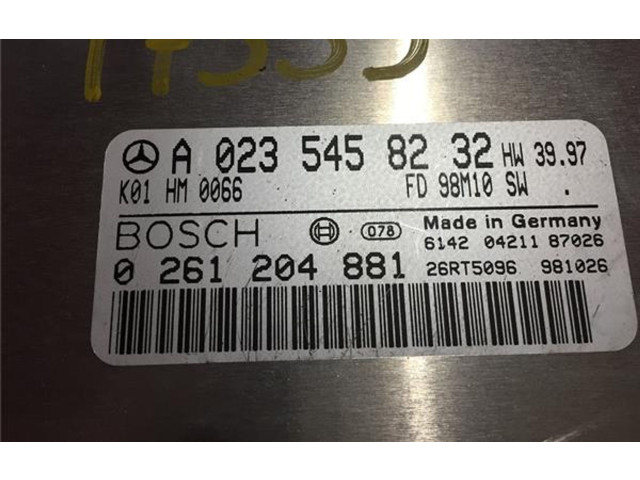 Блок управления двигателя A0235458232, 0261204881   Mercedes-Benz CLK A208 C208