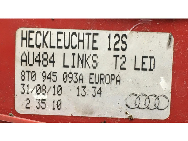 Задний фонарь левый 1090028, E12626    Audi A5 8T 8F   2007-2016 года