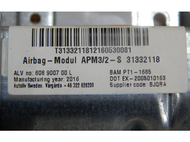Подушка безопасности пассажира 31332118, 608900700L   Volvo XC60