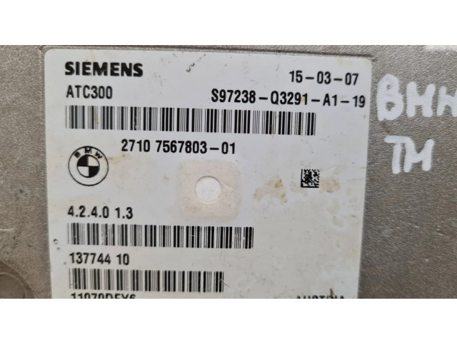 Блок управления коробкой передач 27107567803, 2710756780301   BMW 3 E90 E91