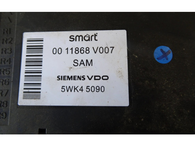 Блок комфорта 0011868V007, 5WK45090   Smart ForTwo I   