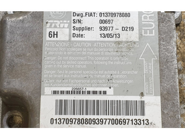 Блок подушек безопасности 01370978080, 93977D219   Citroen Jumper