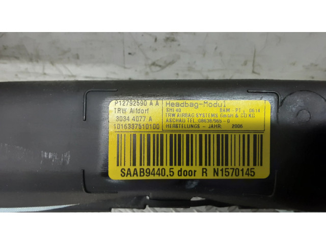 Боковая подушка безопасности 30344077A   Saab 9-3 Ver2