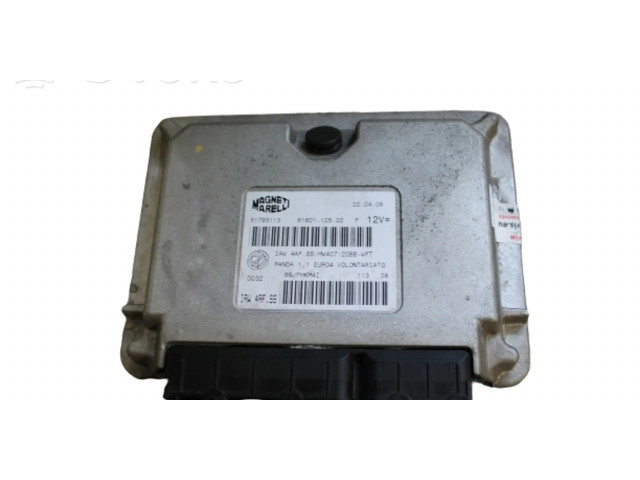 Блок управления двигателя 6160112502F, 001-001-010989E   Fiat Panda II