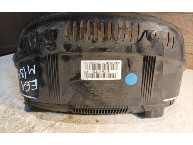Přístrojová deska  BMW 5 E60 E61 2006 A2C53103634, 62116983154  