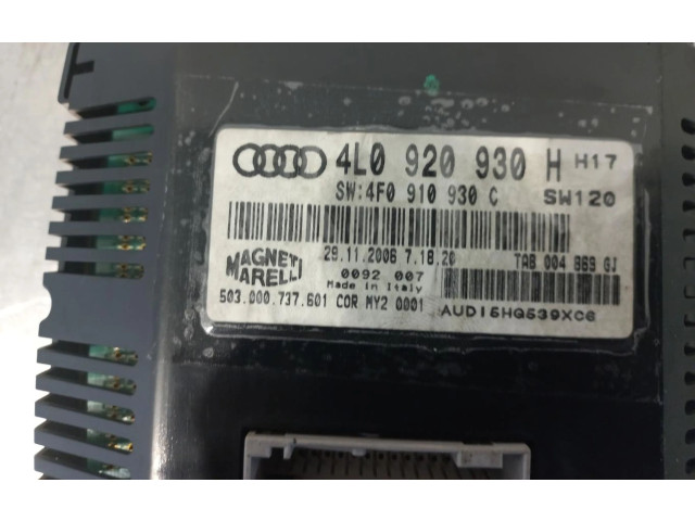 Přístrojová deska  Audi Q7 4L  4L0920930H  
