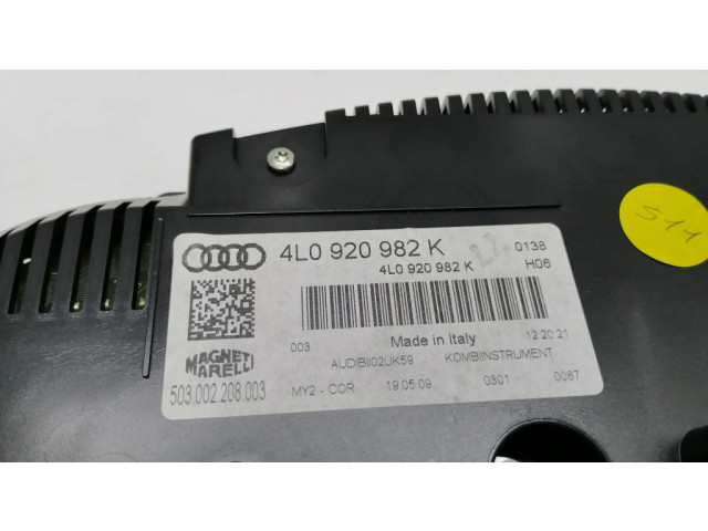 Панель приборов 4L0920982K   Audi Q7 4L       