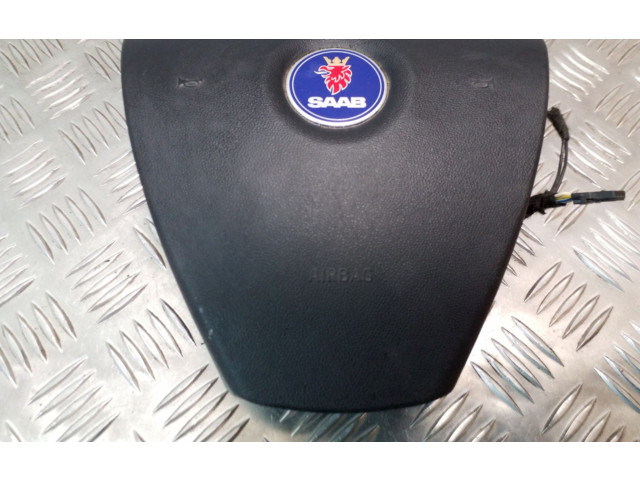 Подушка безопасности водителя 12789426, 600306800E   Saab 9-3 Ver2