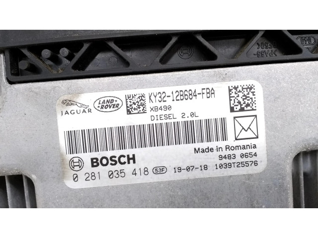 Řídící jednotka KY3212B684FBA, 0281035418   Land Rover Range Rover Velar 2019