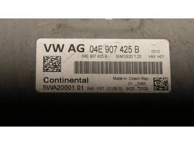 Блок управления двигателя 04E907425B, 5WA2000101   Volkswagen Touran II