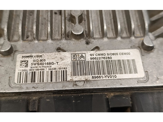 Řídící jednotka 5WS40168GT, 89661YV010   Peugeot 107 2006